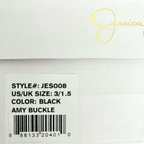 Amy Jeweled Buckle Ballet Flat in Black | Size 3 - Picture 5 of 5